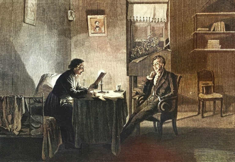 Николай Гоголь и Александр Пушкин
